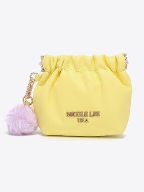 NWT Nicole Lee USA Faux Leather Pouch